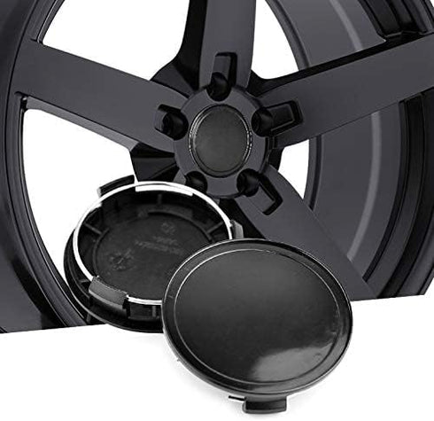 RTRHINOTUNING 4pcs 75mm/2.95in Wheel Center Caps Black Rim Caps for C B S A E GLK SLK R GLC G M Wheel Rims, OD: 75mm/2.95in, ID: 69.5mm/2.74in...