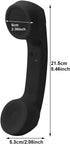 Retro Telephone Handset, Bluetooth Cordless Mobile Phone Radiation Proof Telephone Handset USB Handsets for Cell Phones(Black)...