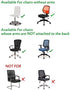 Computer Office Chair Cover Stretchable Removable Office Swivel Chair Cover Universal Lift Chair Slipcovers (Black)...
