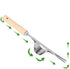 1pc Wood Handle Stainless Steel Garden Weeder, Hand Weeding Removal Cutter Puller Tools, Multifunction Weeder Transplant...
