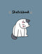 Sketchbook: Cute cat cover with premium white blank page for drawing (Size 8.5 x 11 inches)...