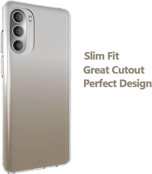 for Moto G Stylus 5G 2022 Clear Phone Case,Slim Thin TPU Silicone Soft Gel Flexible Shockproof Anti-Scratch Protective Cover for Motorola G Stylus...