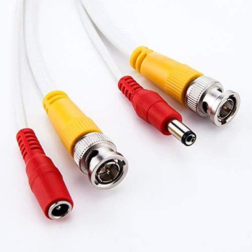 New Pre-Made All-in-One Siamese RG59 BNC Video and Power CCTV Security Camera Cable for HD AHD DVR SDI Camera Connection (RG 59 HD Cable, 1X6.6ft)...