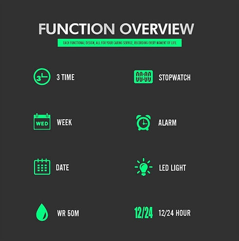 Gosasa Big Dial Digital Watch S Shock Men Military Army Watch Water Resistant LED Outdoor Sports Watches...