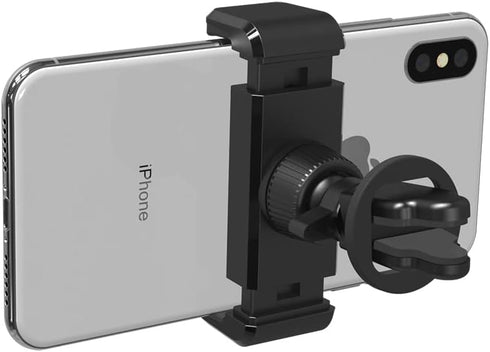 One Touch Grip Air Vent Mount - Universal Car Phone Holder | Quick Grip Design | Compatible with All Mobile Phones - iPhone, Samsung Galaxy, and M...