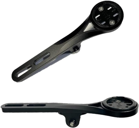 Integrated Aero Handlebar Out Front Cycling Computer Road Bike Mount Compatible with Garmin, Wahoo, CatEye, and Bryton with GoPro Action Camera an...