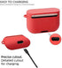 Case Compatible with Sony WF-1000XM3,Shock Drop Proof Soft Silicone Protections Case Cover (Red Colour)...