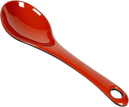 JapanBargain 2382, Serving Spoons Japanese Soup Serving Spoons Chinese Soup Serving Spoons Rice Serving Spoons Table Serving Spoons, Black and Red...