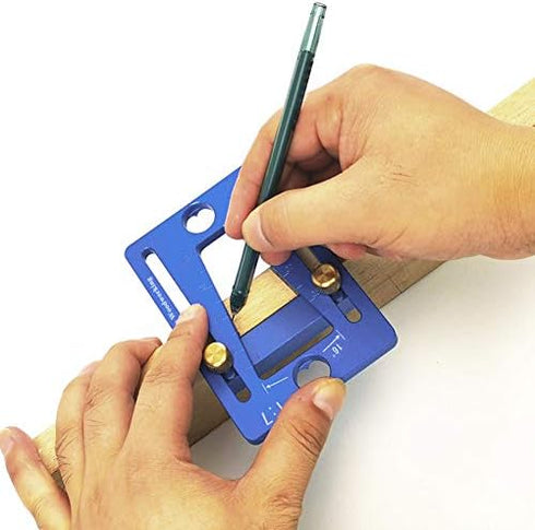 FTVOGUE Woodwork Dovetail Template Dovetail Marker Marking Tool Woodworking Scriber Gauge...