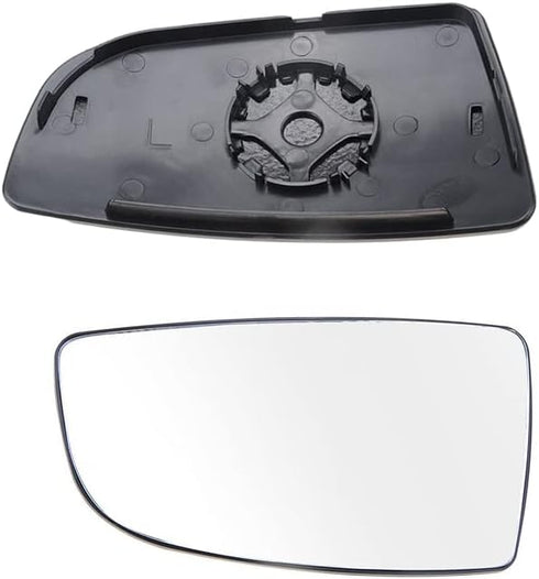 Rearview Mirror Glass BK3Z17K707B, Passenger Side Door Mirror Glass Lower Wing Mirror Glass, Compatible with Ford Transit 2014-2020 MK8 2015-2019 ...