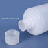 100ml/2 Pcs HDPE Narrow Mouth Round Container, Leak Proof Plastic Lab Chemical Reagent Bottles, Water Sample Bottles (Translucence, 3.4 oz)...
