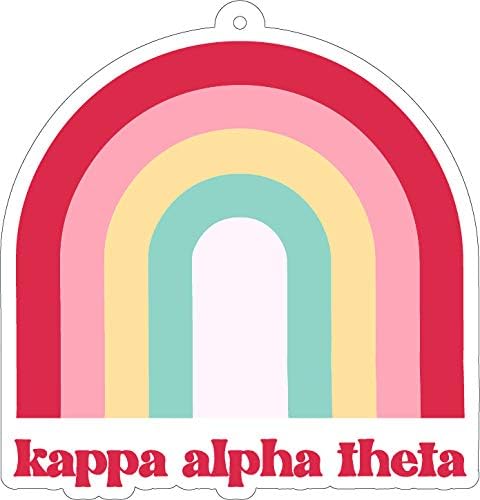 Sorority Shop - Kappa Alpha Theta - Rainbow Air Freshener - 2/Pack - Flowers & Sunshine Scent...