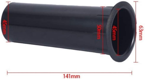 2PCS Speaker Port Tubes Speaker Box Bass Air Ports 50mm Inlet Pipe for 4 to 6 inches Speaker Port Kit(1#)...