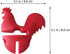 Spoon Rest Rooster Pot Clip: 2pcs Silicone Pot Clip Spoon Rest Cooking Utensil Holder Pot Side Clip Spoon Holder for Pot Lid Holders...