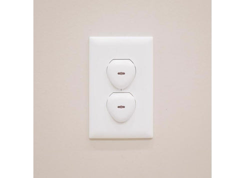 Home Safety Outlet Cover Plug 24 Pack, Award-Winning Brand, Babyproofing Essential, White...