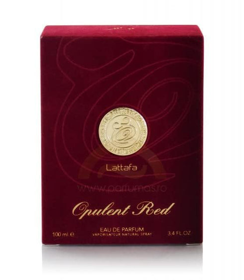 Lattafa Perfumes Opulent Red for Unisex Eau de Parfum Spray, 3.4 Ounce (137662)...