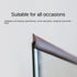 Floor Transition Strip Self Adhesive, PVC Carpet & Floor Edging Trim Strip Suitable for Carpet Threshold Transition Width 3mm Height Less Than 4 m...