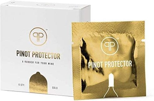 Big Betty Pinot Protector Wine Bottle Stoppers - 6 Pack of 100% Food-Grade Nitrile Stoppers for Glass Wine & Beverage Bottles - Functional & Funny...