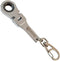 10mm Keychain Wrench - Mini Wrench Keychain, Mechanic Keychain with 10mm Socket Wrench - Ratchet Wrench - Torque Wrench - Compact 10mm Ratchet Wre...