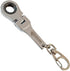 10mm Keychain Wrench - Mini Wrench Keychain, Mechanic Keychain with 10mm Socket Wrench - Ratchet Wrench - Torque Wrench - Compact 10mm Ratchet Wre...
