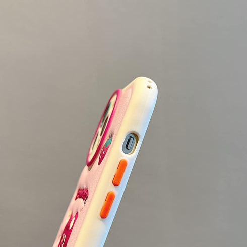 Compatible with iPhone 11Pro Max Cute Case, TPU Leather Phone Emboss Cartoon case Soft Rubber Shockproof Protective for iPhone 11 Pro Max Case Cov...