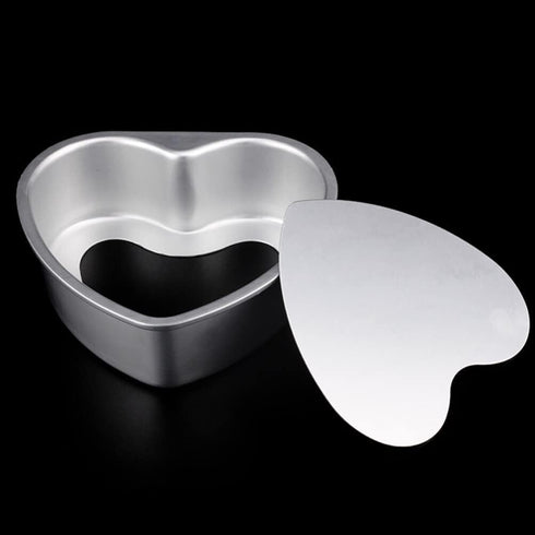 PATKAW Heart Cake Mold Aluminum Alloy Cake Pan Non Stick Baking Molds Cheesecake Making Pan Diy Cake Oven Pans for Wedding Birthday Party Bakeware...