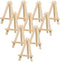 10 Pack Mini Wood Display Easel (5 Inch) Wooden Artist Easel Triangle Cards Stand Photo Display Wedding Business Card, Painting Craft Drawing phon...