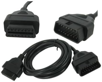 OBD2 Extension Cable 16pin Male to Female Diagnostic Extender Cable for OBD2 Scan Tool Compatible for All OBD2 Vehicles (5ft/1.5m)...