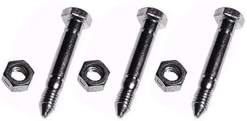 53200500 Shear Pins and Nuts Fits Ariens 532005 53200500 Snowthrowers 3pcs...