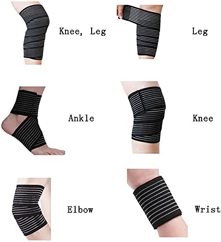 Elastic Lower Leg Calf Compression Support Bandage Sleeve Wrap for Women and Man, Shin Splint Guard for Football Runner, Basketball, Volleyball, C...
