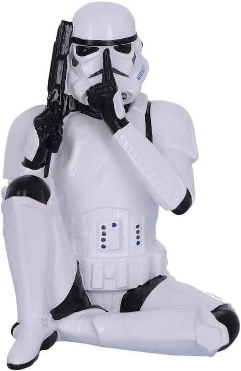 Nemesis Now B4894P9 Original Stormtrooper Three Wise Sci-Fi Speak No Evil, Multicolour, 10cm...