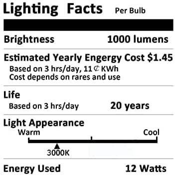 Dusk to Dawn Light Bulbs Outdoor 6 Pack, 3000K Warm White Light Sensor Bulbs 12W (100 Watt Equivalent) Auto On Off Photocell Sensor, E26 A19 1000L...