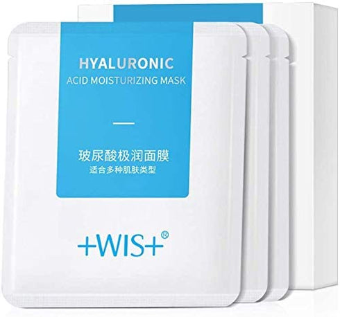 +WIS+ Hyaluronic Acid Essence 5 Mask?with Aloe Vera, Vitamin B5, Deep Hydration and Moisturizing Anti Aging Facial Mask?Beauty Mask For All Skin C...