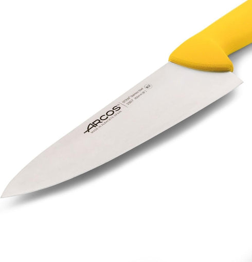 Arcos Chef Knife 8 Inch Nitrum Stainless Steel and 200 mm blade. Professional Multipurpose Cooking Knife. Ergonomic Polypropylene Handle. Series 2...