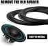Heyiarbeit 5 Inch Speaker Foam Edge Surround Rings Replacement Parts for Speaker Repair or DIY 4pcs...