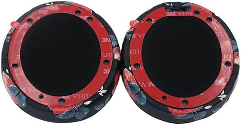 Replacement Ear Pads Compatible with Beats Studio 2 & 3 Wired/Wireless/Model B0501 B0500 Headphones, Protein Leather and Memory Foam, Black Flower...