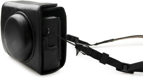 Rieibi G7X II G7X III Case - Vintage Leather Camera Case for Canon PowerShot G7 X Mark II/G7 X Mark III DSLR Camera - Protective Case with Strap, ...