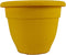 The HC Companies 10 Inch Caribbean Planter - Lightweight Indoor Outdoor Plastic Plant Pot for Herbs and Flowers, Honey...