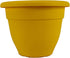 The HC Companies 10 Inch Caribbean Planter - Lightweight Indoor Outdoor Plastic Plant Pot for Herbs and Flowers, Honey...