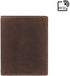 Visconti Hunter 705 Distressed Leather Slim Bifold Card Holder Wallet (Oil Brown)...