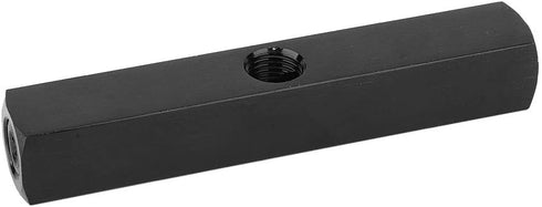 SUS304 Air Hose Manifold Block, 4 Way 1/4 Inch BSPP Thread Pneumatic Air Hose Inline Manifold Block Splitter (4 Way)...