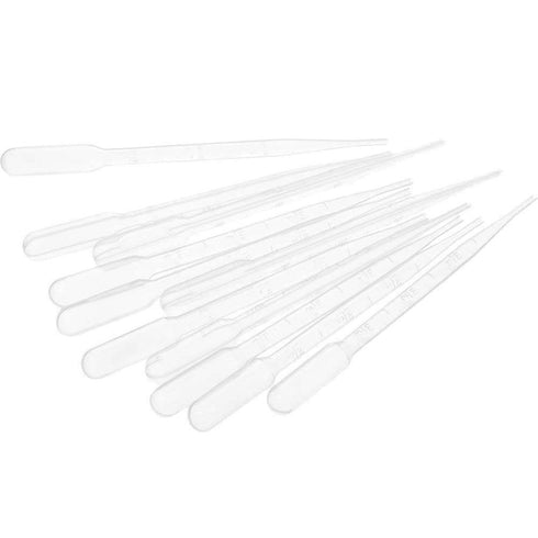 100Pcs Transfer Graduated Pipettes, 3ml Liquid Dropper, Plastic Eye Dropper Set, Clear Dropping Pipettes for Science and Lab, Essential Oils...