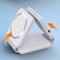 Fast Foldable wireless charger with strong magnet silicone rubber for Android and iOS Smartphones and other iOS devices little Protection bag Incl...
