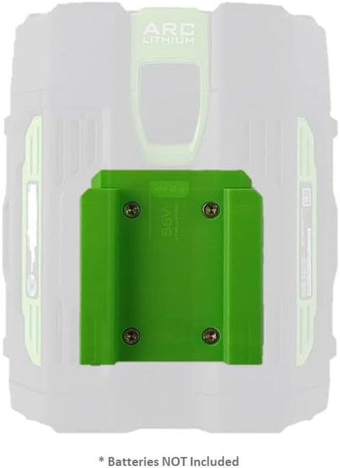 Battery Storage Wall Mount/Bracket/Holder/Hanger - 2 Pack - For EGO 56V Batteries...