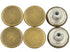 DGOL 100 Sets Copper Cap Denim Jeans Buttons Rivets Replacement Tack Snap Fastener (Bronze)...