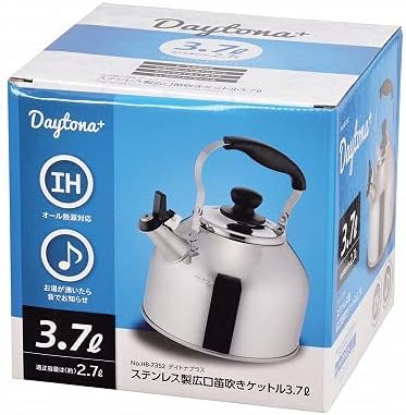 JapanBargain 1914, Tea Kettle Stainless Steel Whistling Water Coffee Tea Kettle Teapot Tea Pot for Stove Top IH Induction Ready Large Capacity Mir...