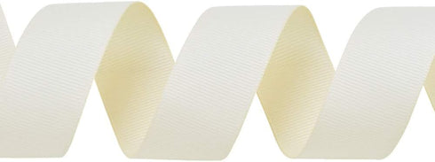 1 inch Ivory Grosgrain Ribbon 50 Yards Per Roll for Crafts Bow Maker Wreaths Gift Wrapping Hair Accessories Wedding...