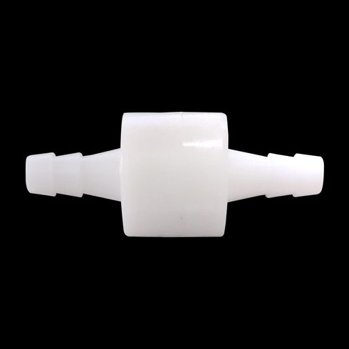 2PCS 1/4" Check Valve Hose Barb One Way Inline Non Return Ozone Resistance for Fuel Oil Water Gas Air Pump with 4PCS Hose Clamps...