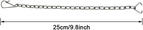 4 Pack Toilet Handle Chain Stainless Steel Toilet Flapper Lift Chain Replacement Kit Adjustable Length Fits Most Toilet Flappers...