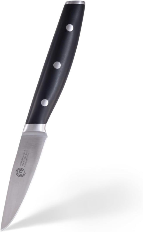 MasterChef Paring Knife 8" with High Carbon Stainless Steel Blade and Triple Riveted Handles, Professional Quality Kitchen Knife for Precision Coo...